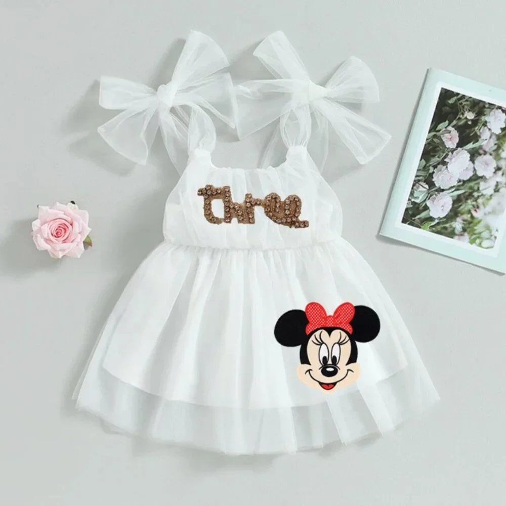 Minnie Mouse Dress Smash Cake Third Birthday Outfit Disney Clothes